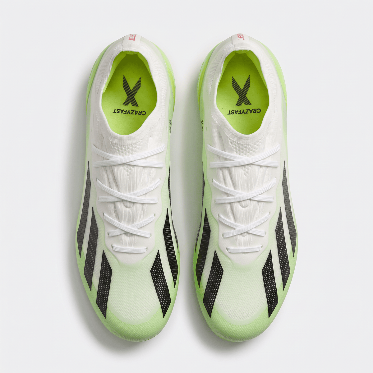 X Crazyfast.1 FG Footwear White / Core Black / Lemon
