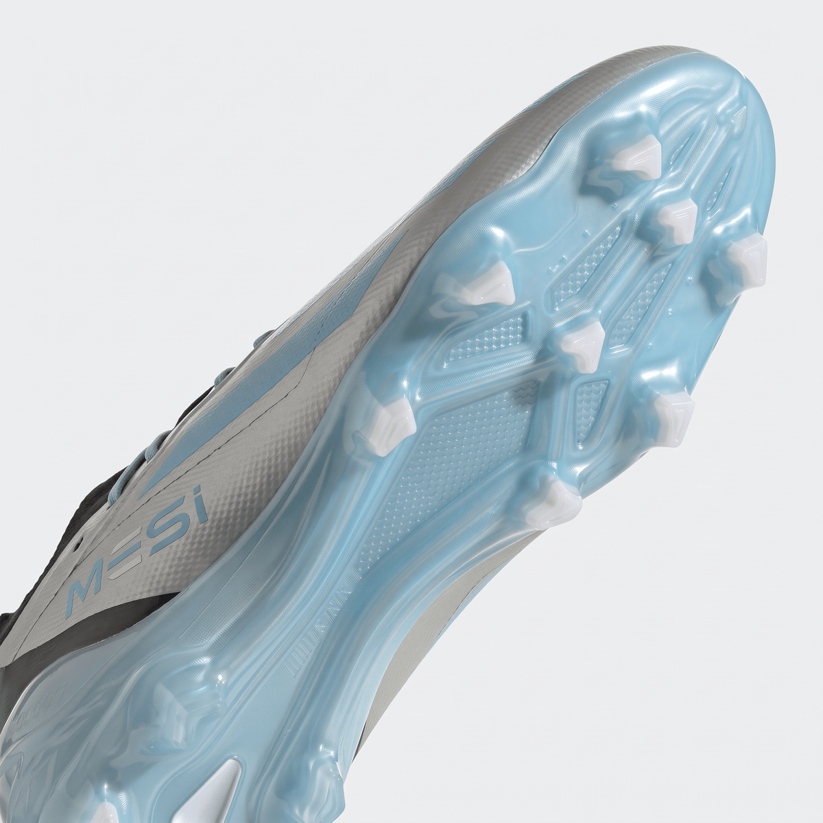 X Crazyfast.1 FG Silver Metallic / Bliss Blue / Core Black