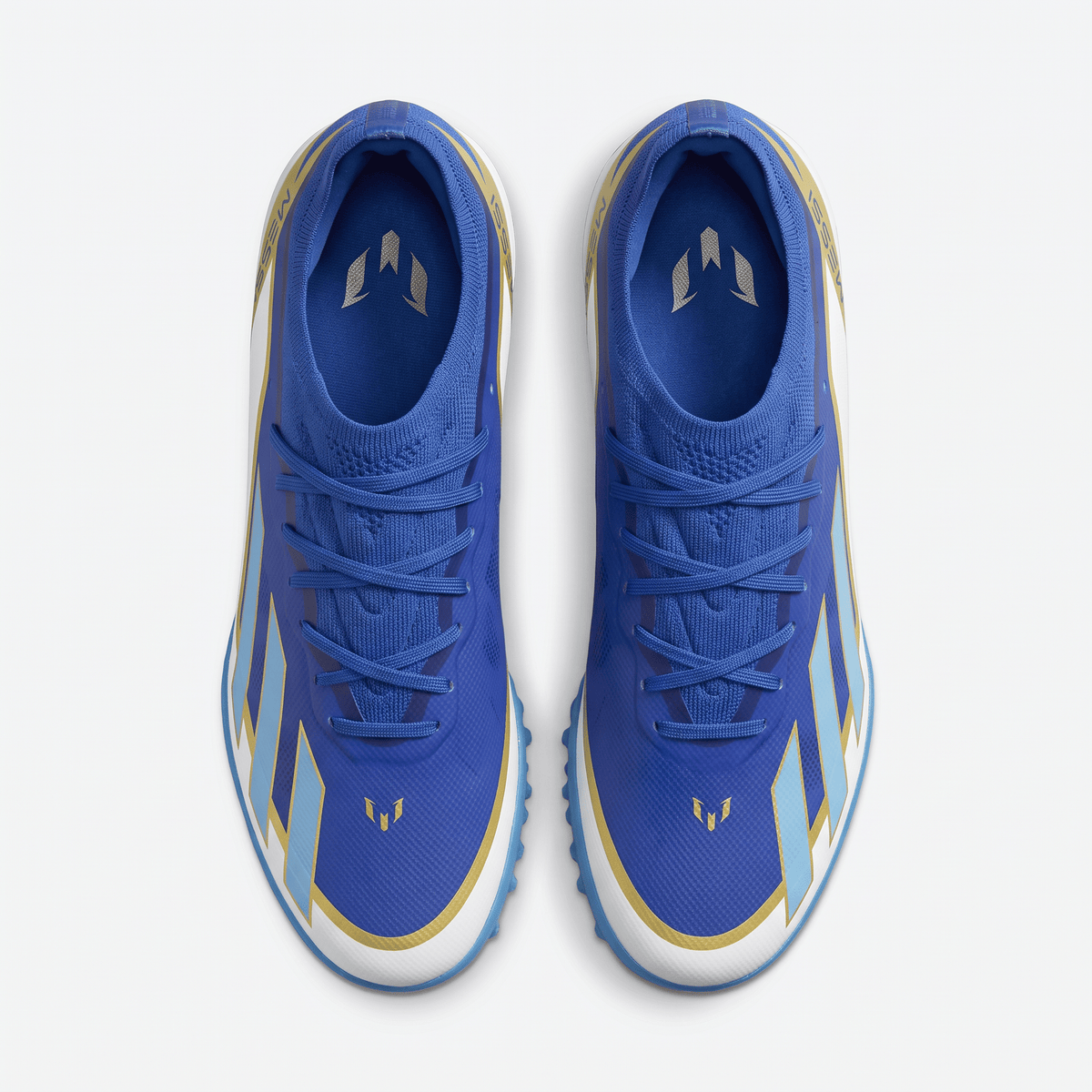 X Crazyfast.1 TF Shock Blue / Zero Metallic / Core Black