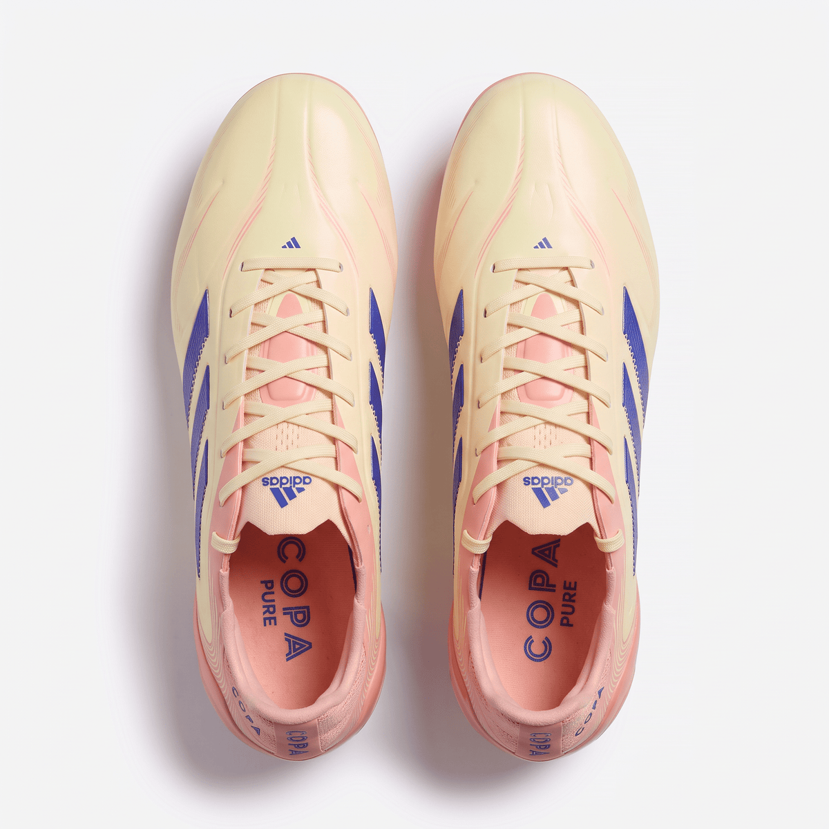 Copa Pure 3 FG Off White / Lucid Blue / Signal Coral