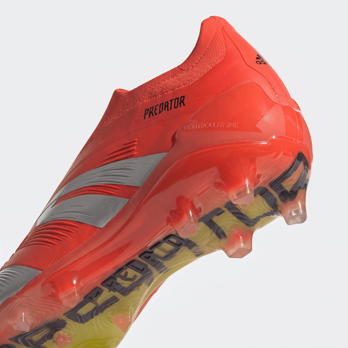 Predator Laceless FG Solar Red / Black / Solar Yellow