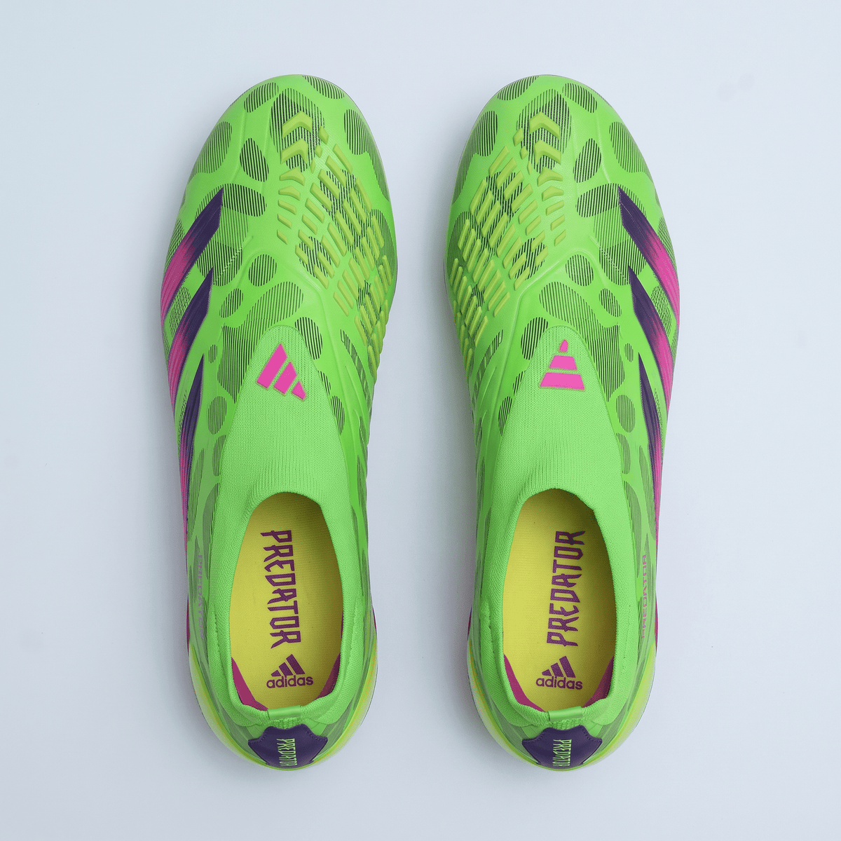 Predator Laceless FG Lucid Lemon / Pink Glow / Core Black