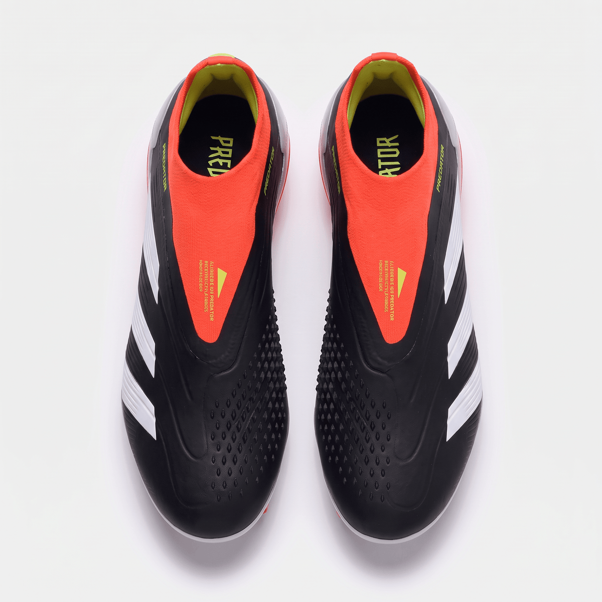 Predator 24 Laceless FG Core Black / Cloud White / Solar Red