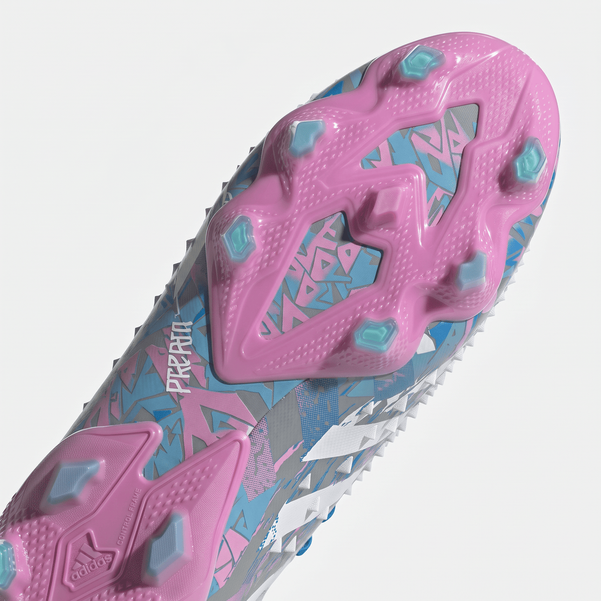 Predator Freak.1 FG Footwear White / Blue / Shock Pink