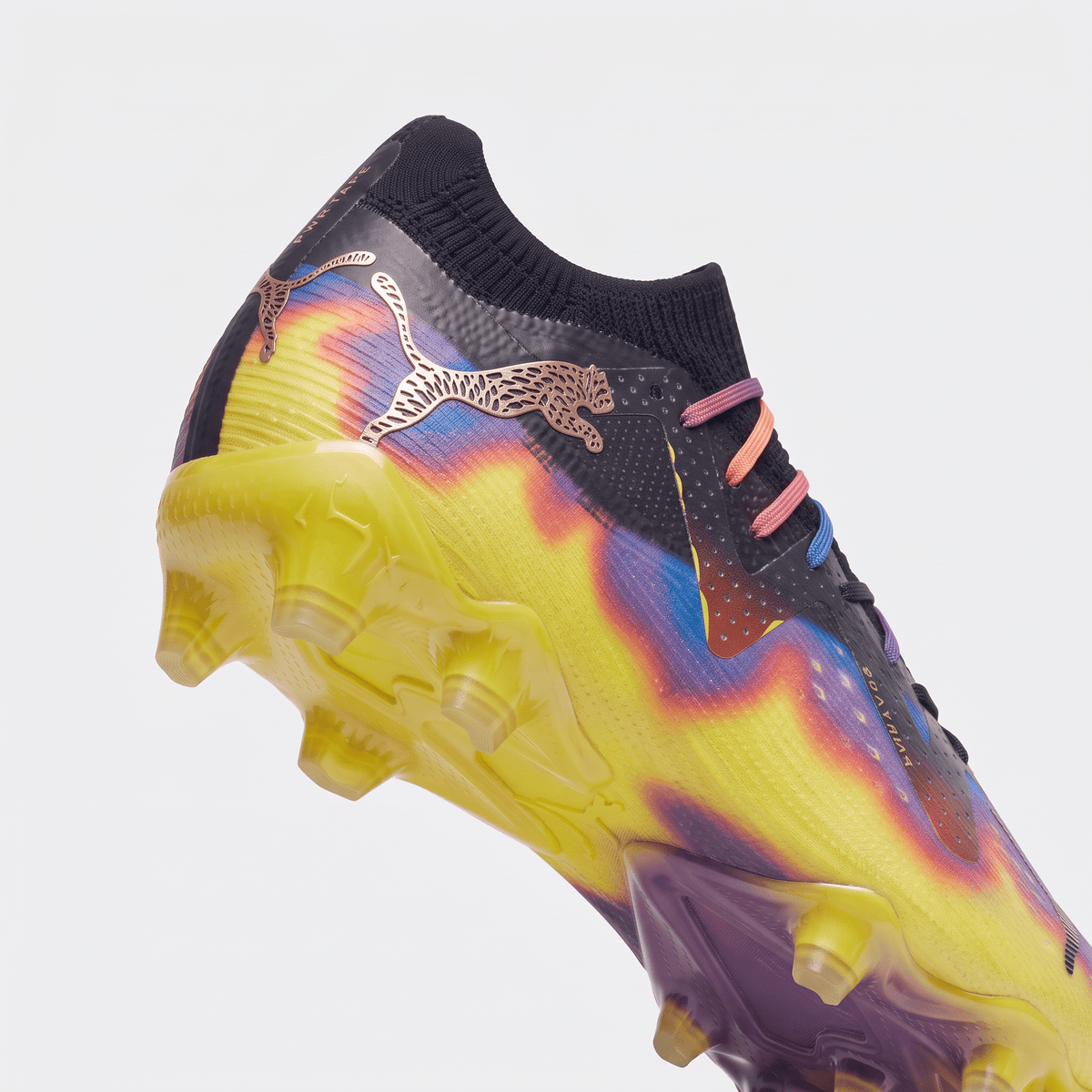 Future Ultimate FG/AG Team Violet / Black / Yellow Sizzle / Rickie Orange