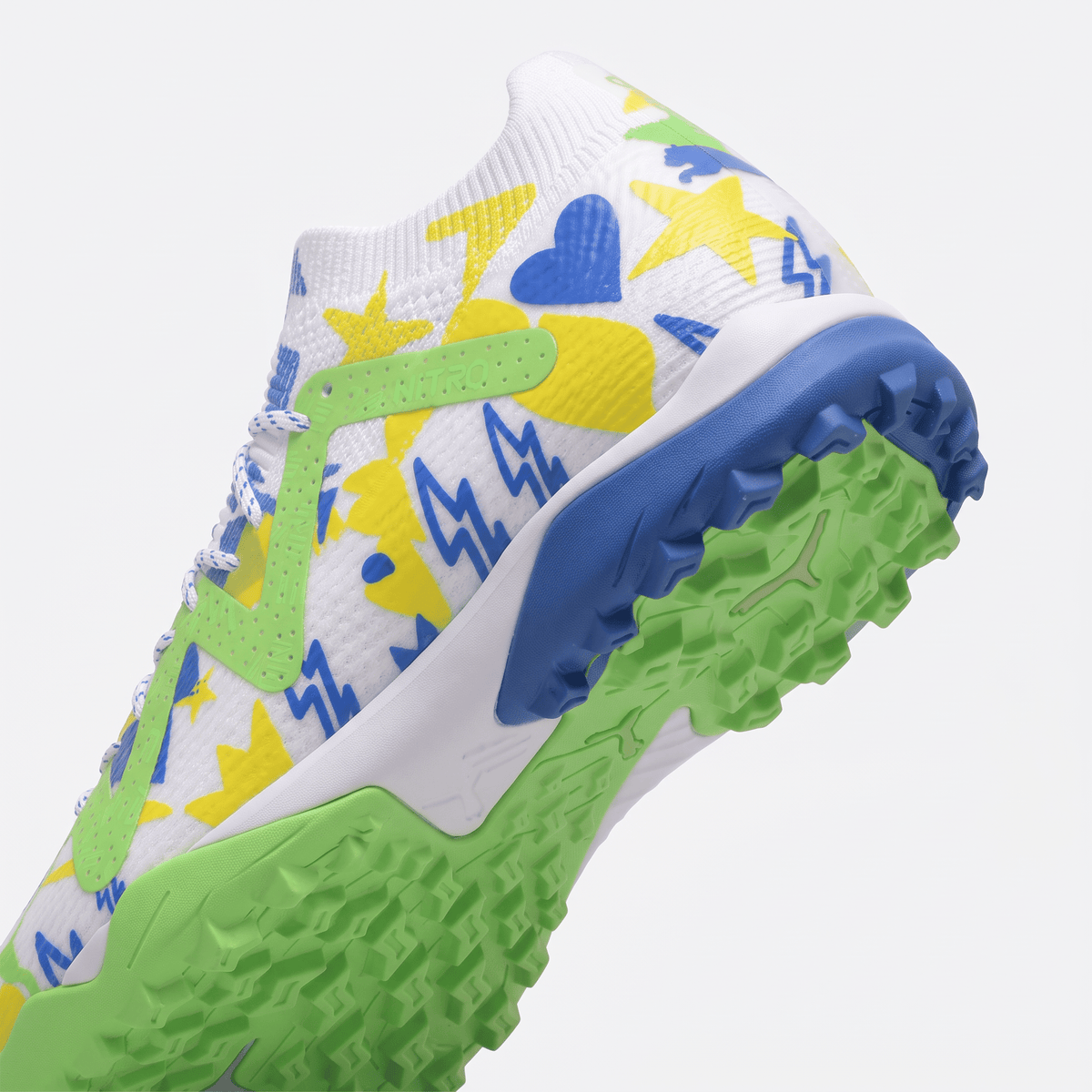 Future 7 Ultimate TT White / Racing Blue / Lemon Meringue / Parakeet Green