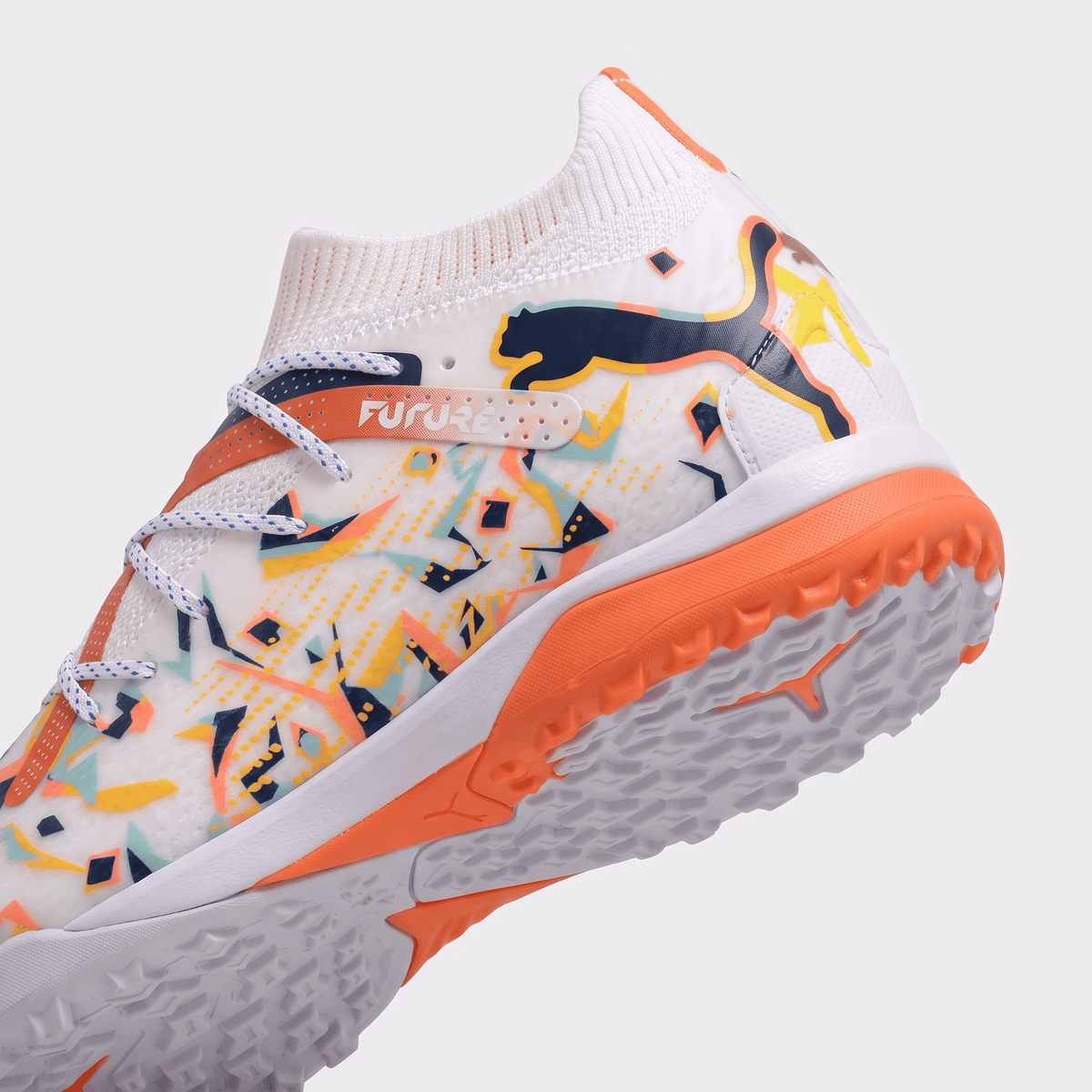 Future 7 Match TT White / Tropic / Turquoise Surf / Hot Heat