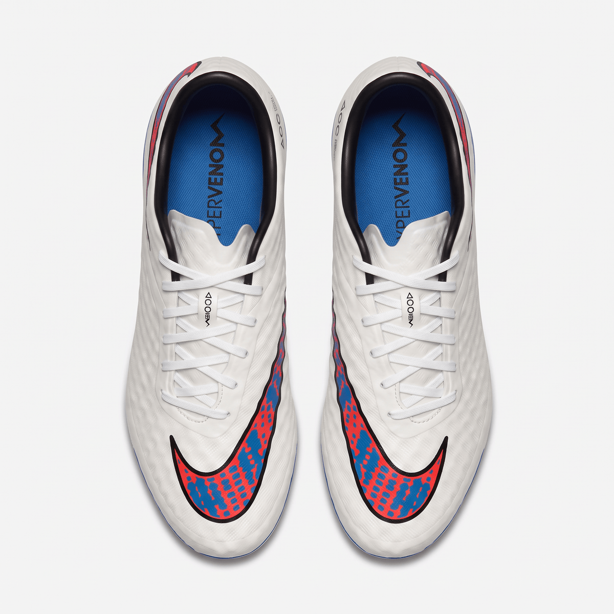 Hypervenom Phantom FG White / Blue Lagoon / Total Crimson / Black