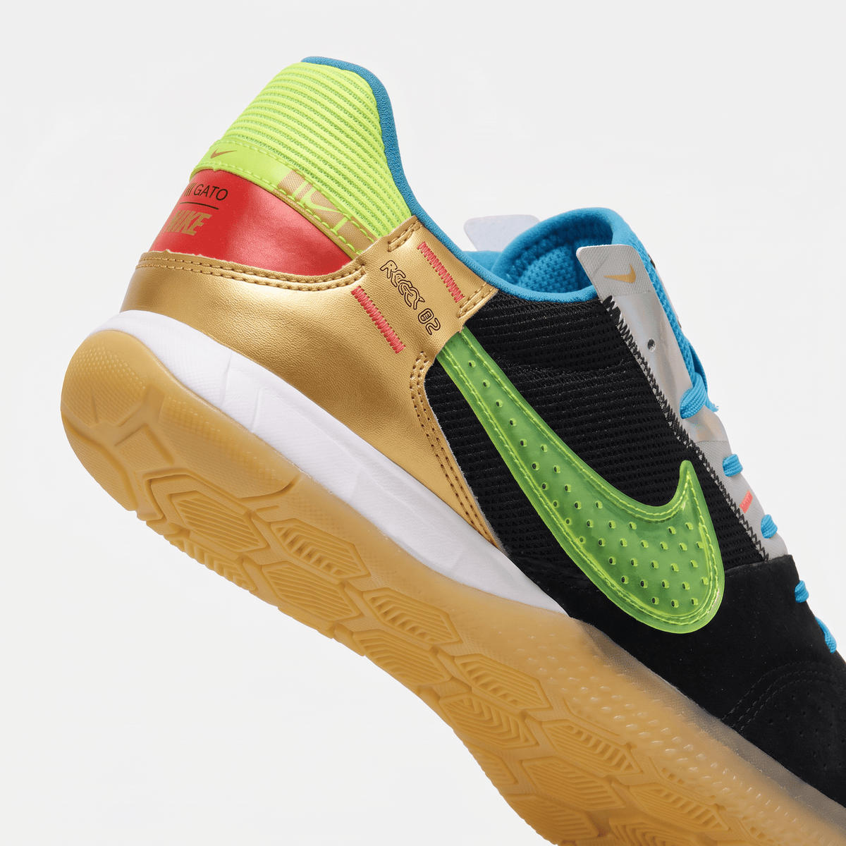 Streetgato SE Black / Metallic Gold / Green Strike / Blue Lightning