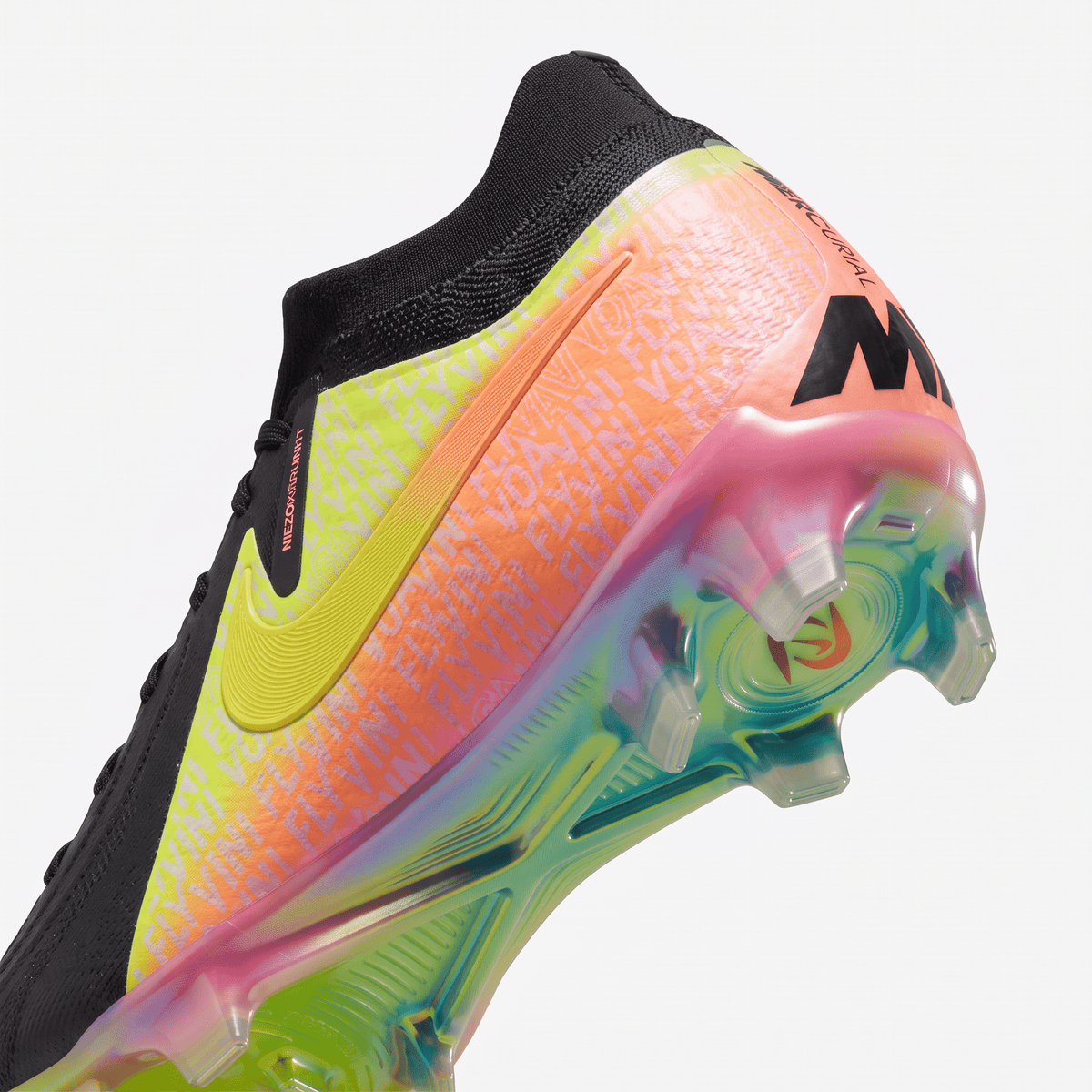 Air Zoom Mercurial Vapor 16 FG Black / Dynamic Yellow / Green Spark / Soar