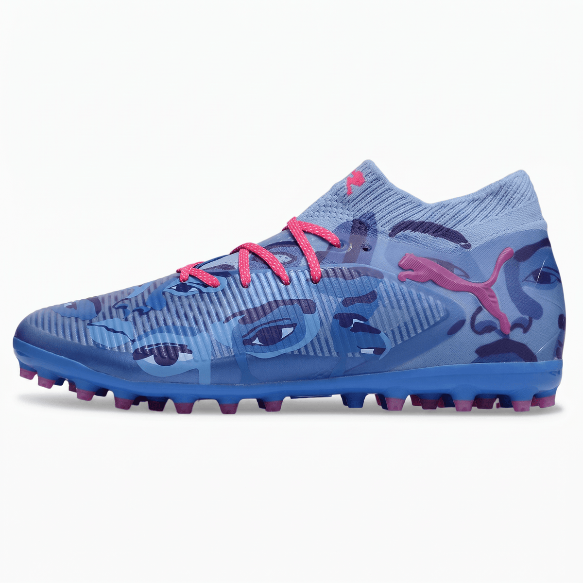 Future 8 Ultimate MG Blue Glimmer / White / Ultra Blue / Fluo Pink