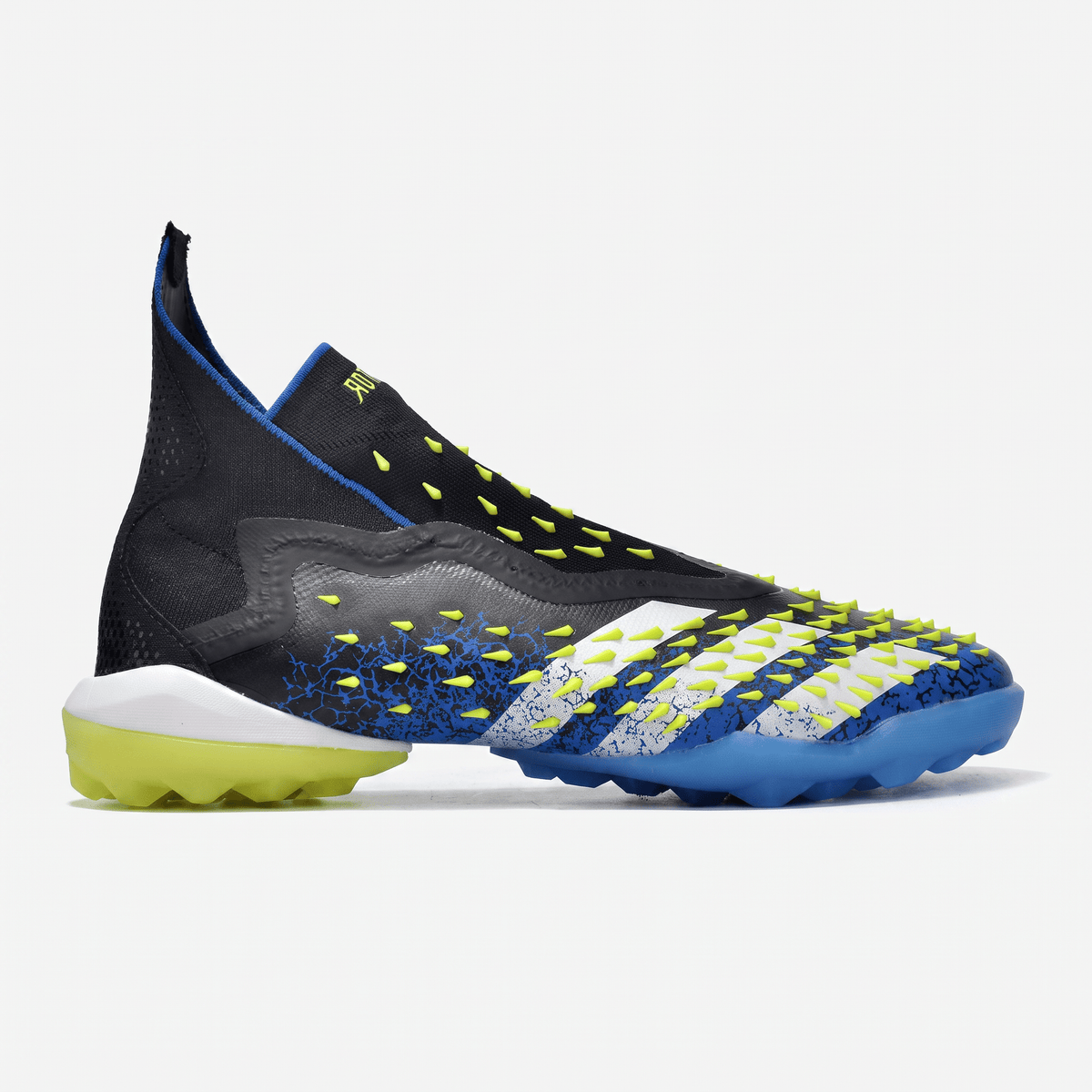 Predator Freak+ TF Core Black / Cloud White / Team Royal Blue / Solar Yellow