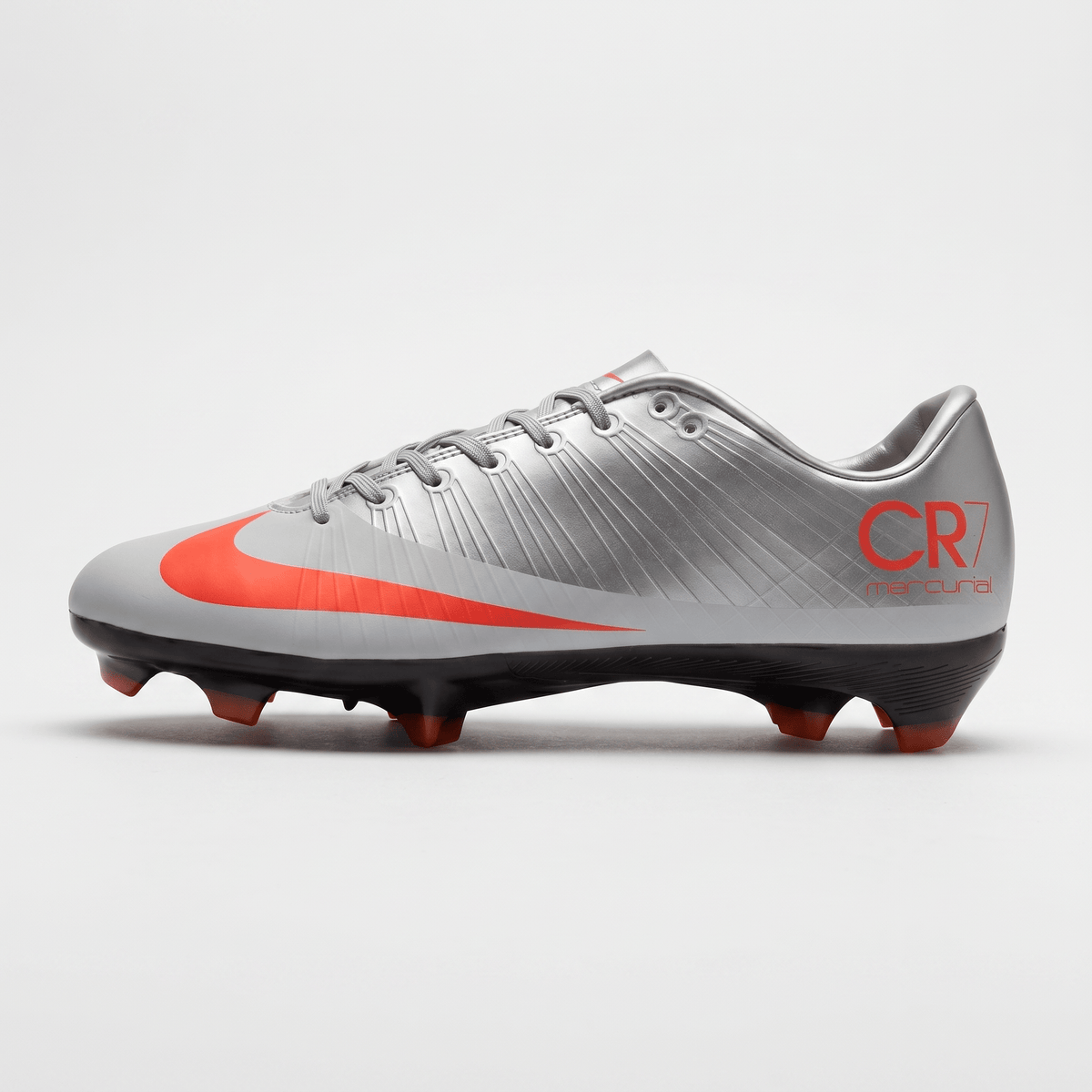 Air Zoom Mercurial Vapor Superfly 1 FG Metallic Silver / Bright Crimson