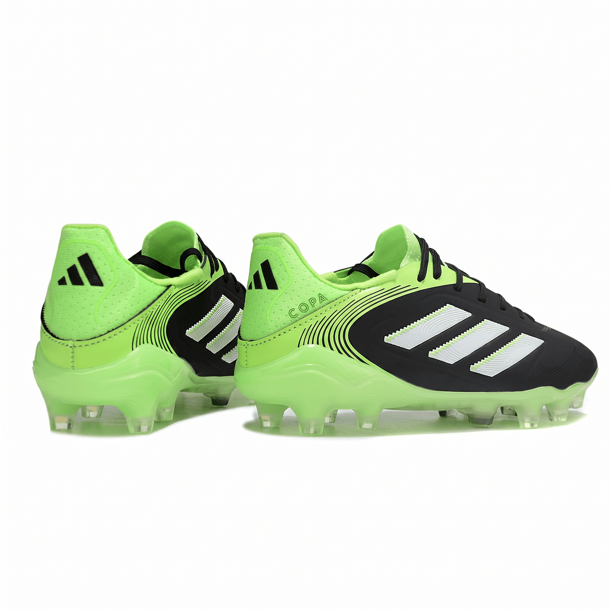 Copa Pure 3 FG Core Black / Footwear White / Spark Green