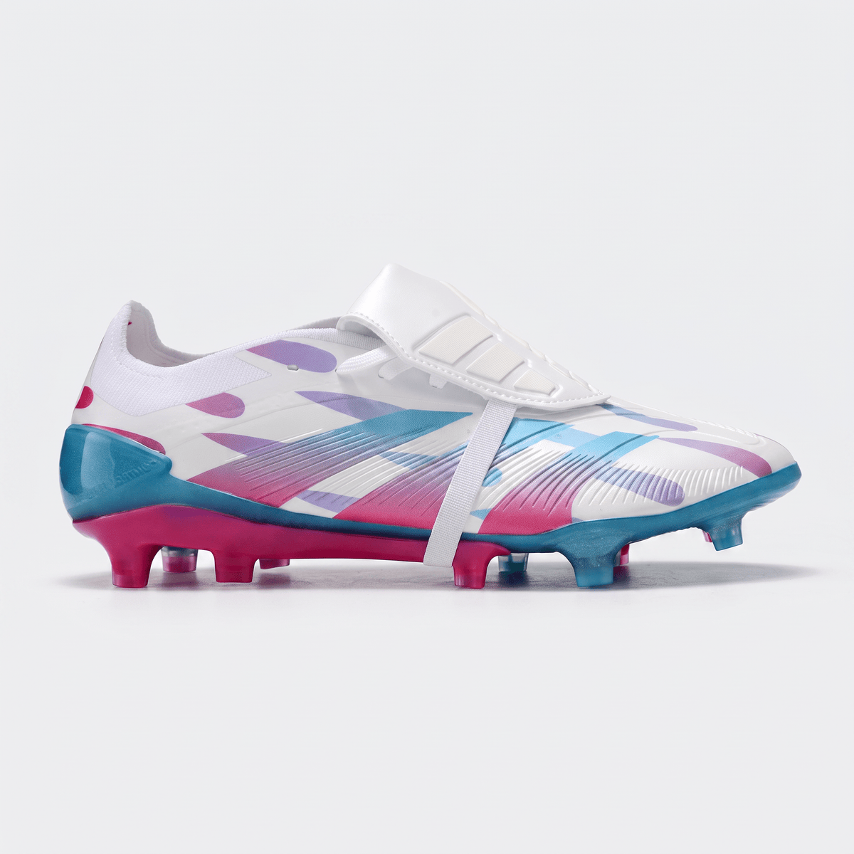 Predator Fold-Over Tongue FG White / Blue / Hyper Pink