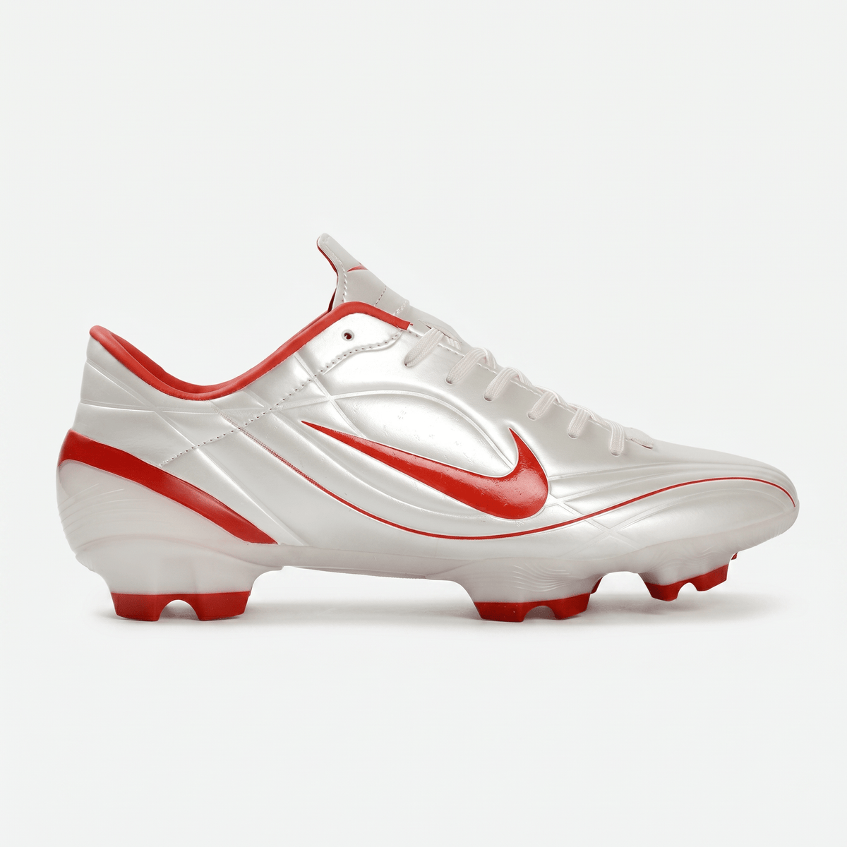 Air Zoom Mercurial Vapor 1 R9 FG White / Red / Silver