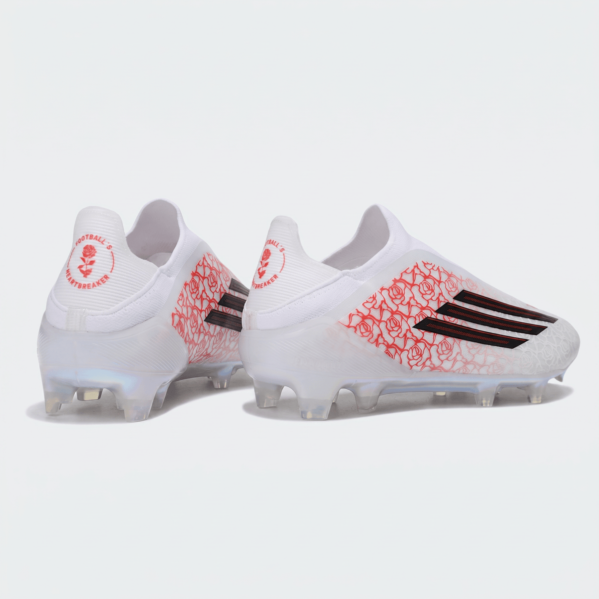 F50+ Laceless FG Footwear White / Core Black / Lucid Red