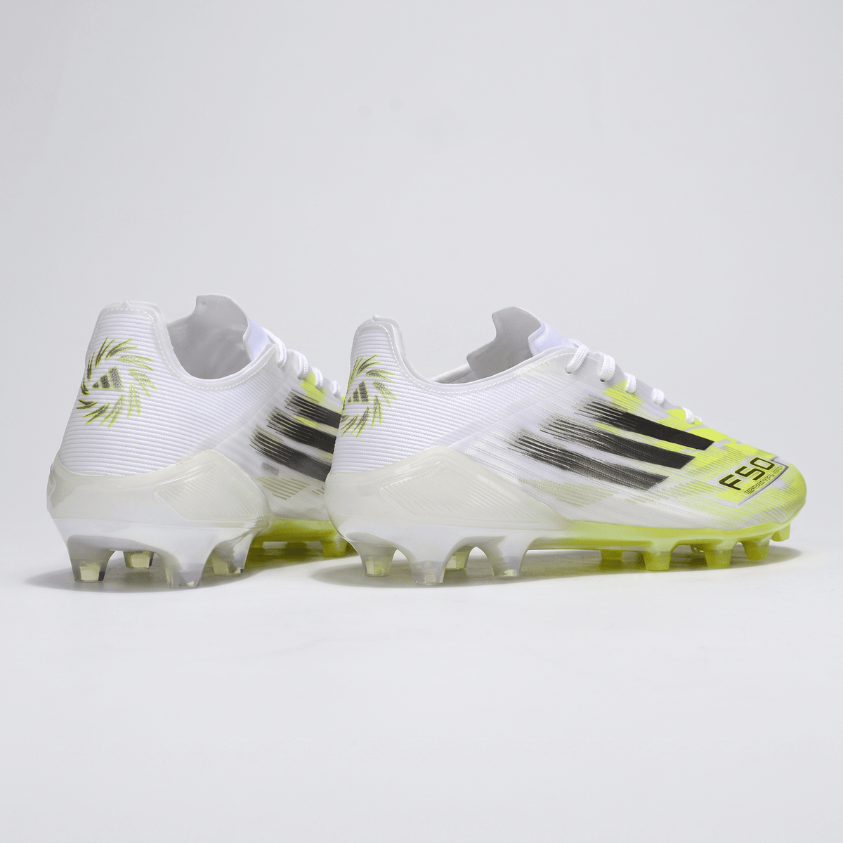 F50 Hyperfast Pro FG Cloud White / Iron Metallic / Res Yellow