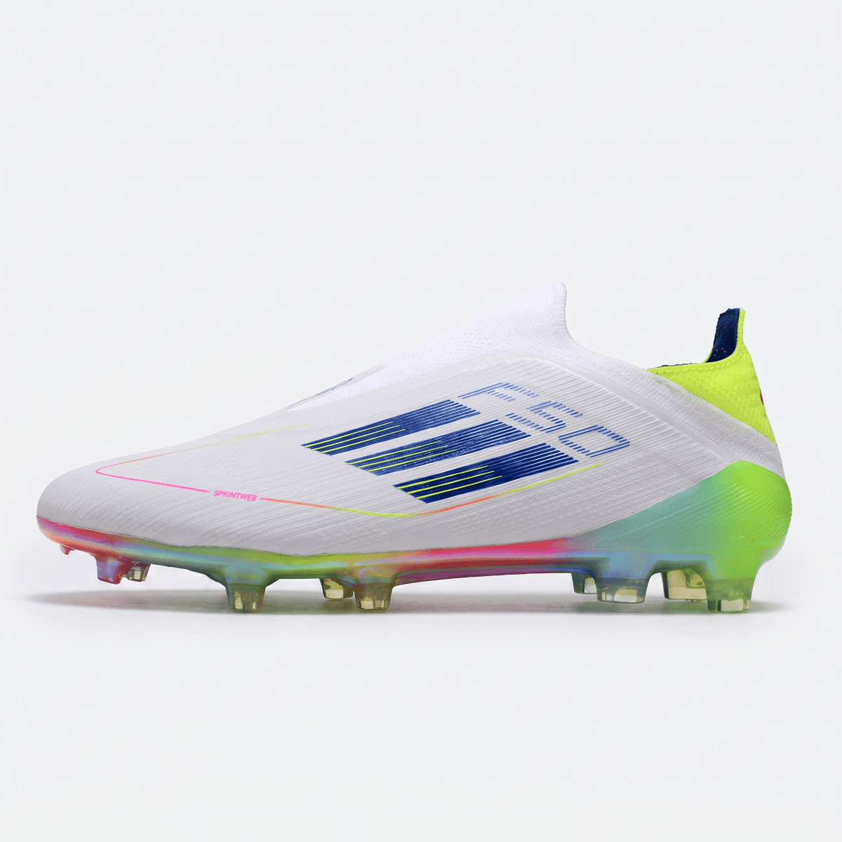 F50 Laceless FG Almost Blue / Semi Lucid Blue / Solar Yellow