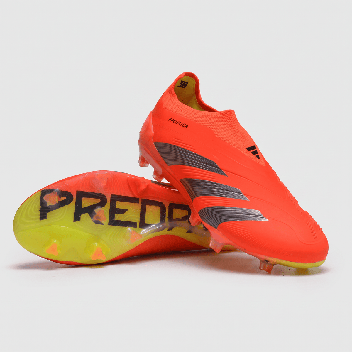 Predator Laceless FG Solar Red / Black / Solar Yellow