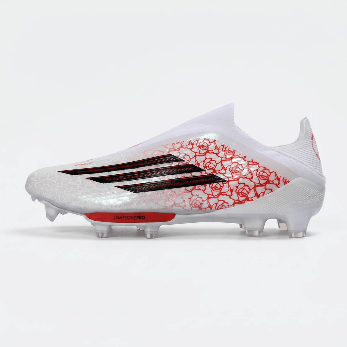 F50 LL Laceless Signature Edition White / Core Black / Lucid Red