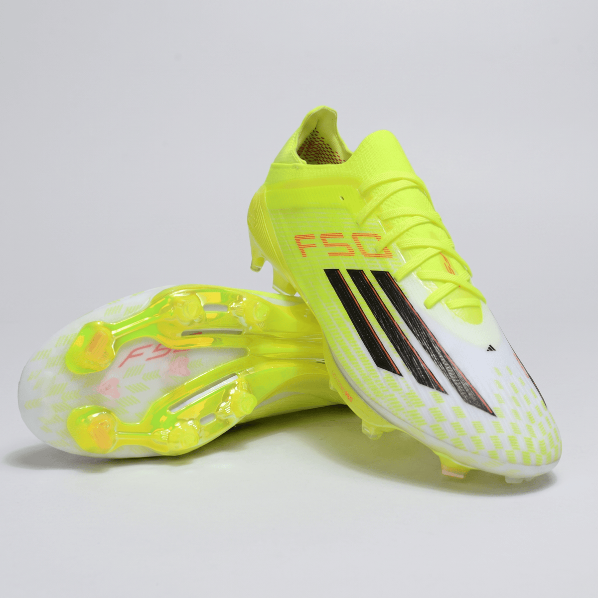 F50 Laced FG Solar Yellow / Footwear White / Core Black