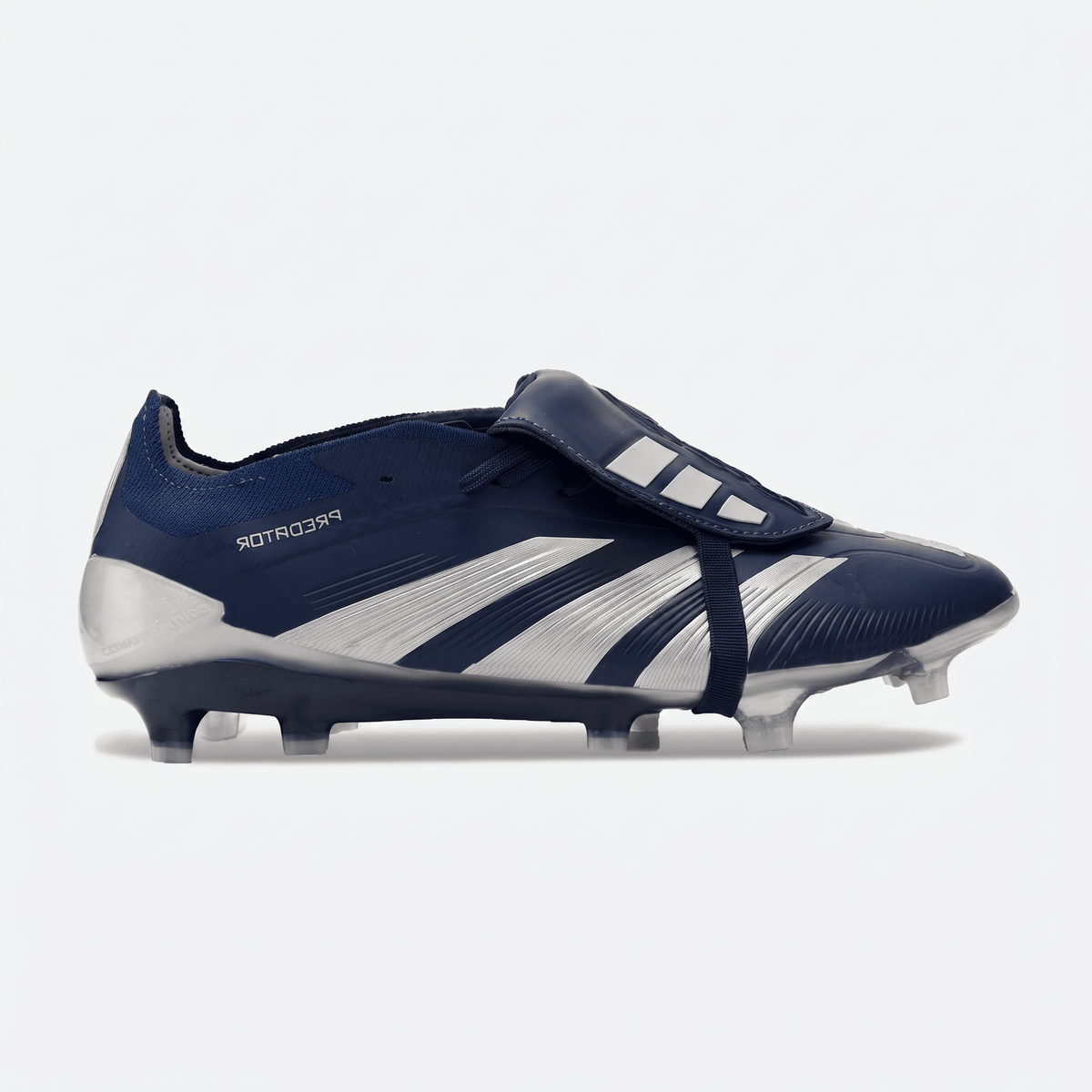 Predator Fold-Over Tongue FG Team Navy Blue / Silver / White