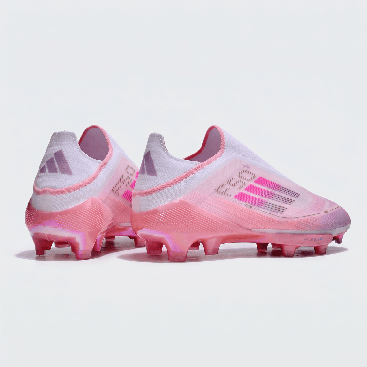 F50 Laceless FG Clear Pink / Purple Glow / Light Pink