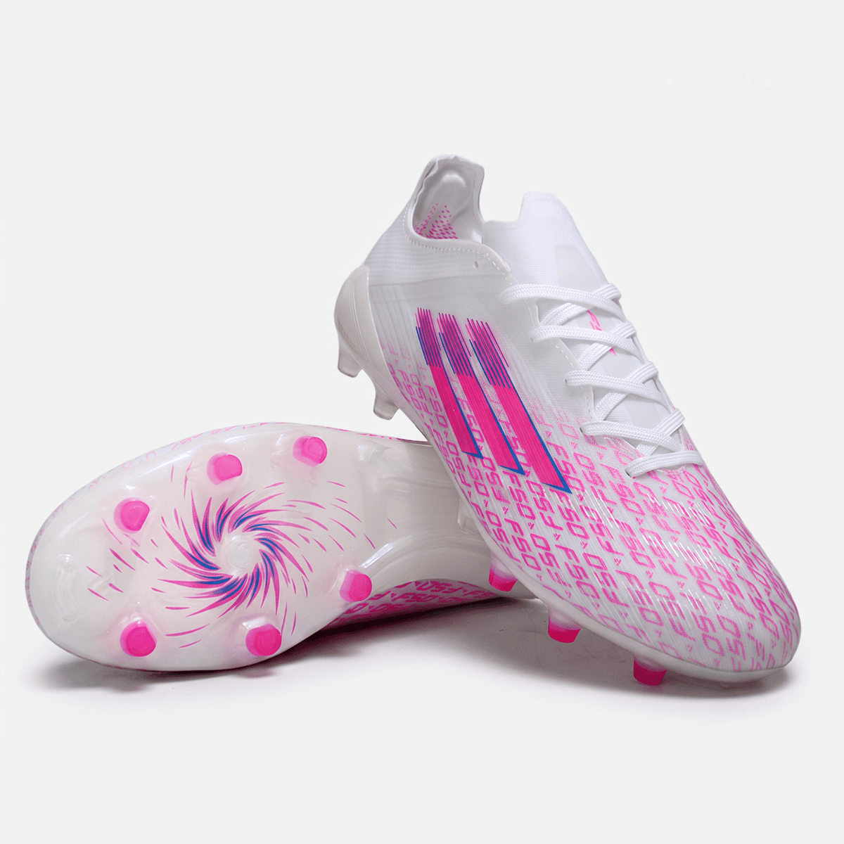 F50 Hyperfast Pro FG Cloud White / Lucid Pink / Lucid Blue