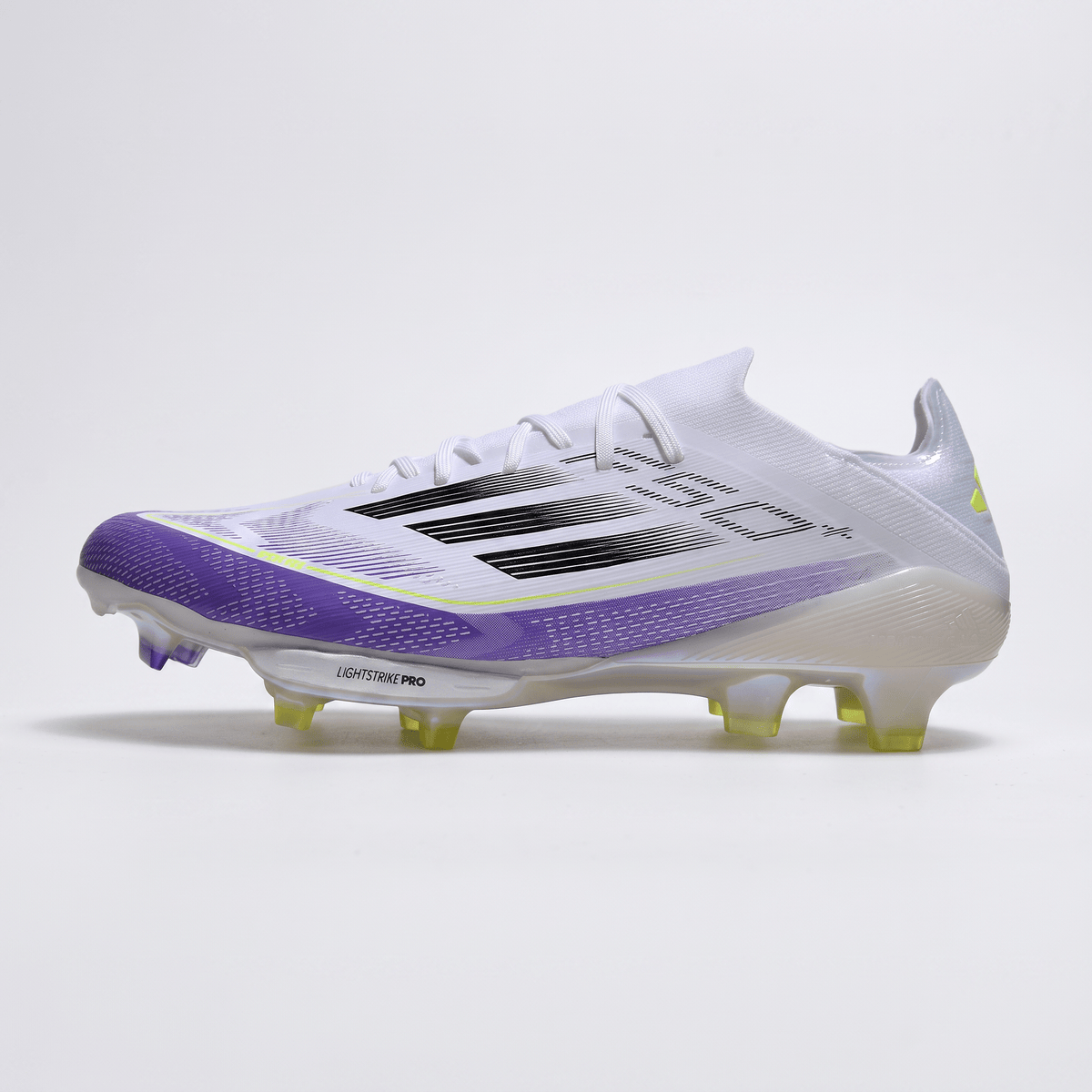 F50 Laced FG White / Unity Purple / Lucid Lemon