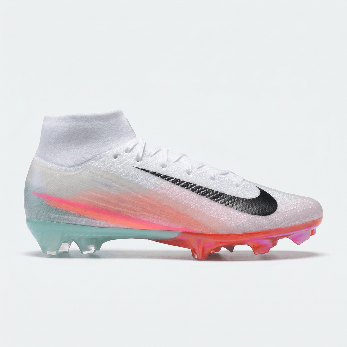 Air Zoom Mercurial Superfly 10 FG White / Pink Blast / Glacier Blue