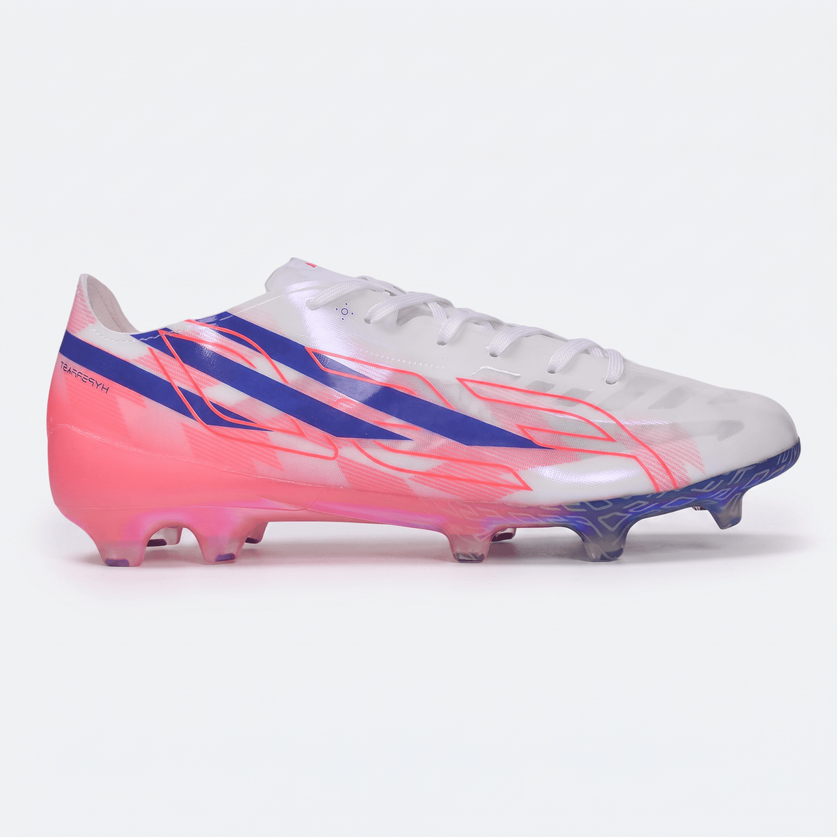 F50 Laceless TF Footwear White / Solar Purple / Solar Turbo
