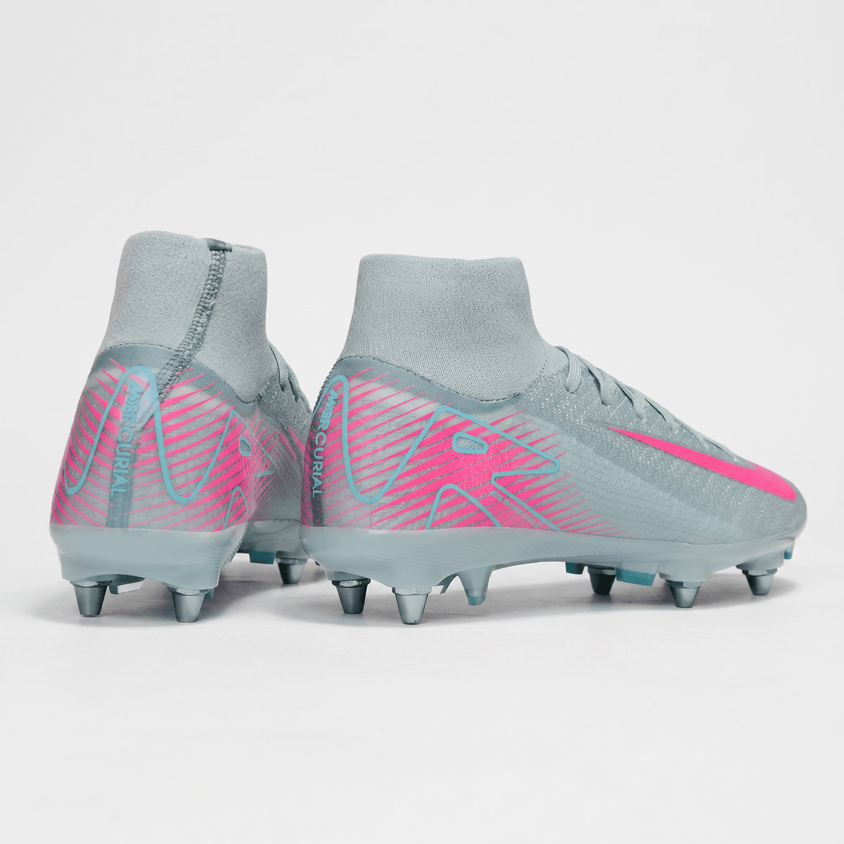 Air Zoom Mercurial Superfly 10 SG Pro Wolf Grey / Pink
