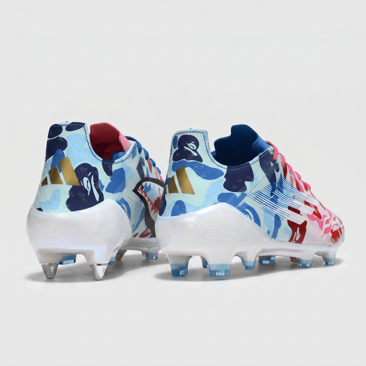 F50 FG x BAPE Clear Pink / Ice Blue