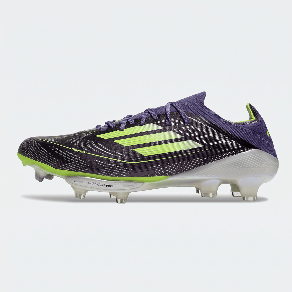 F50 Laced FG Unity Purple / Footwear White / Lucid Lemon