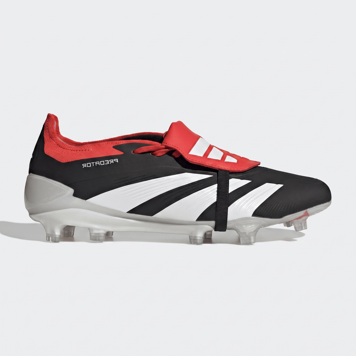 Predator Fold-Over Tongue FG Black / Cloud White / Solar Red