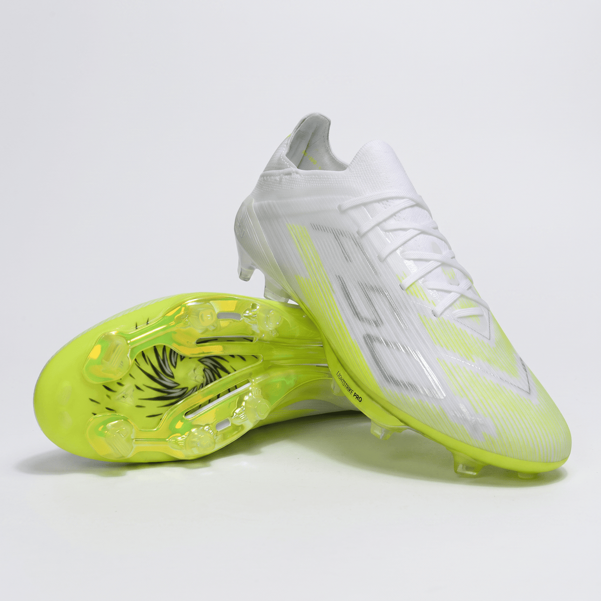 F50 Laced FG Footwear White / Lucid Lemon / Almost Blue