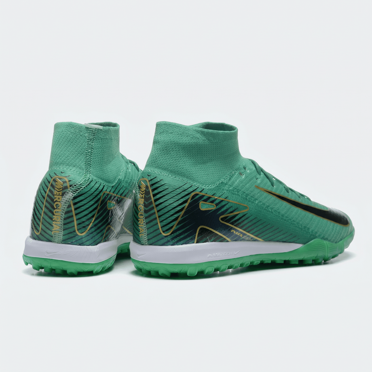 Air Zoom Mercurial Superfly 10 TF Barely Green / Gold Coin / Black