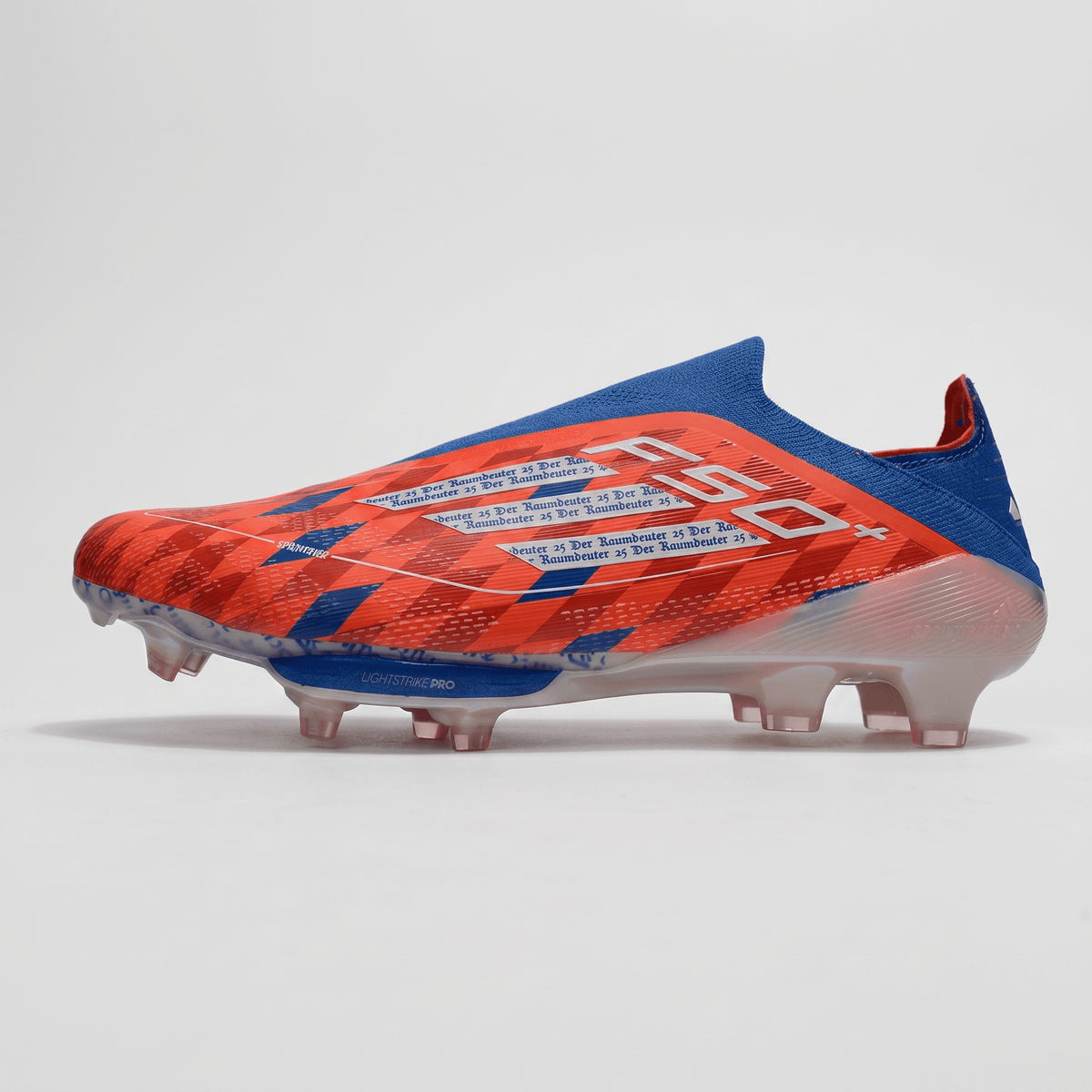 F50 LL Laceless SE Solar Red / Lucid Blue / Footwear Whit