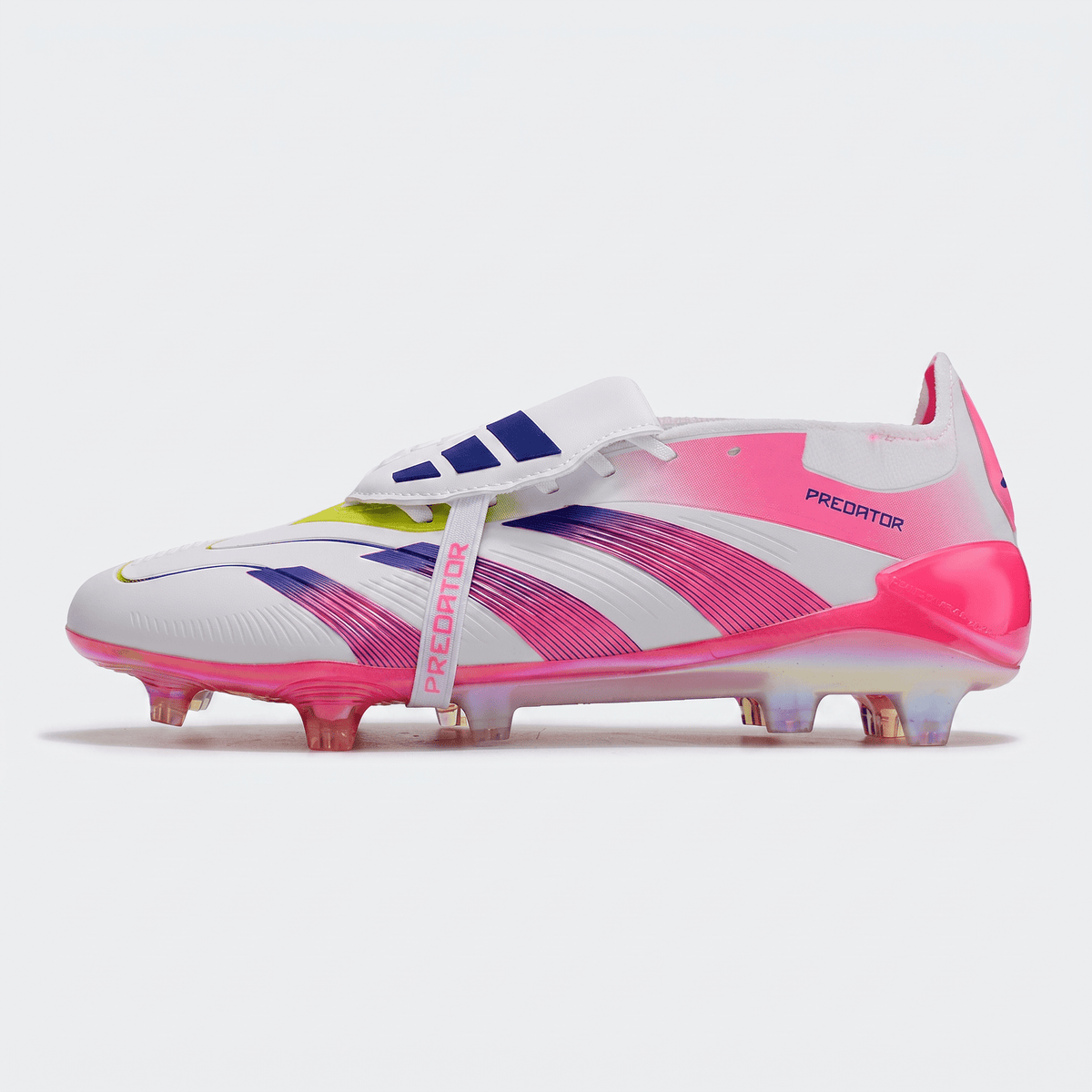 Predator Fold-Over Tongue FG White / Solar Blue / Solar Pink