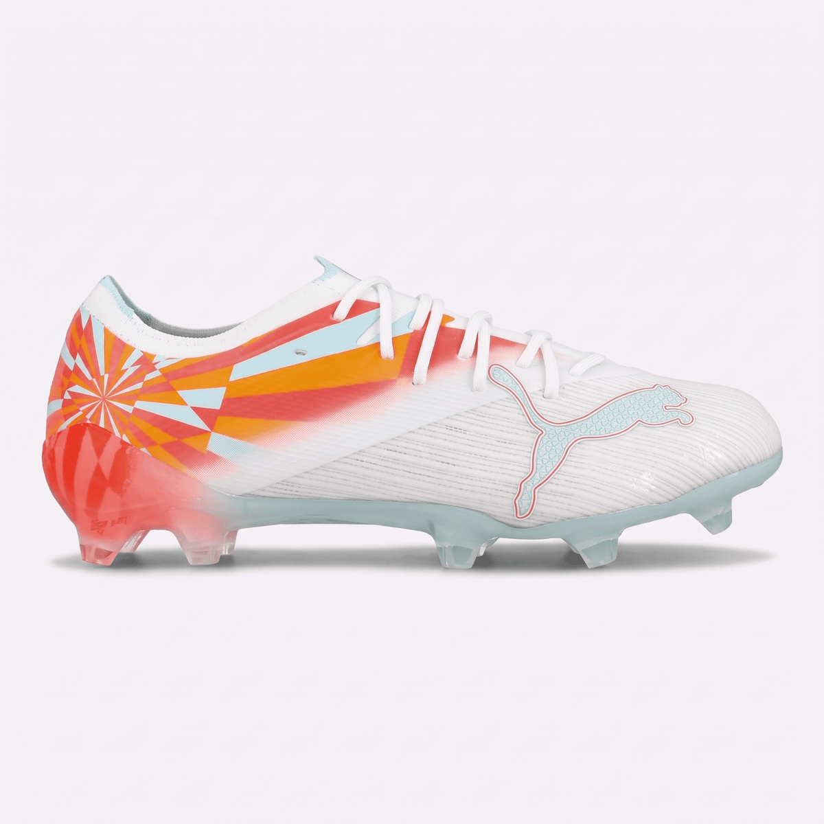 Ultra Nitro 7 Pro Brilliance Women's FG White / Ultra Orange / Pink Alert / Light Aqua