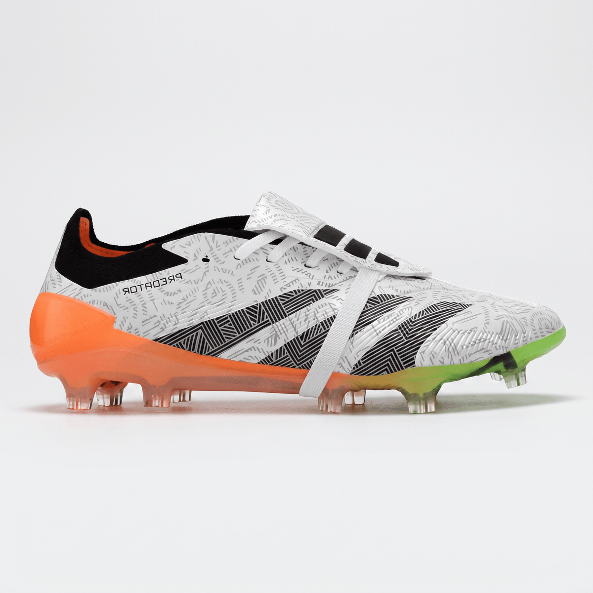 Predator Fold-Over Tongue FG Cloud White / Black / Lemon / Red