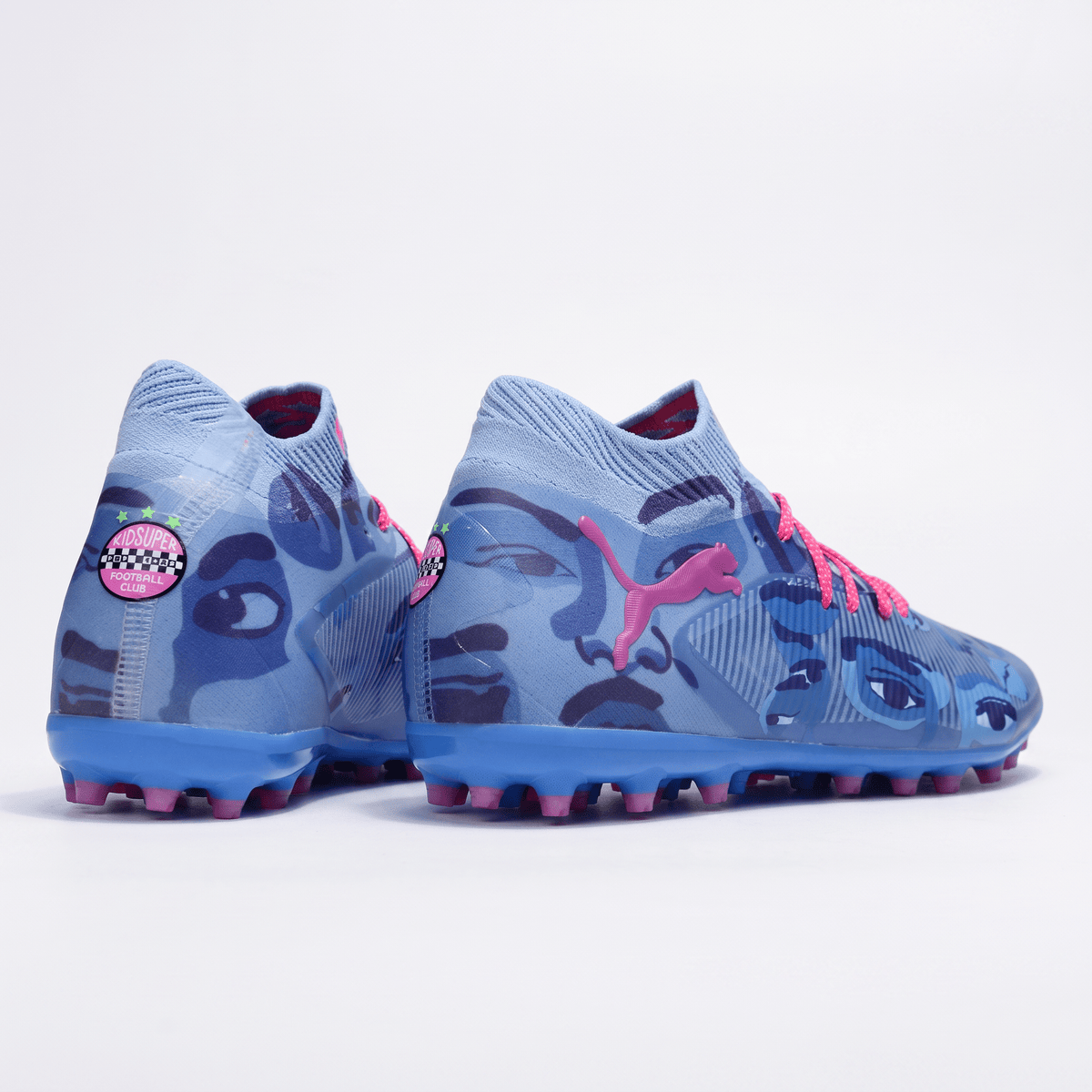 Future 8 Ultimate MG Blue Glimmer / White / Ultra Blue / Fluo Pink