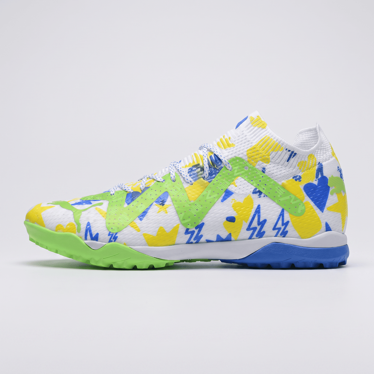 Future 7 Ultimate TT White / Racing Blue / Lemon Meringue / Parakeet Green