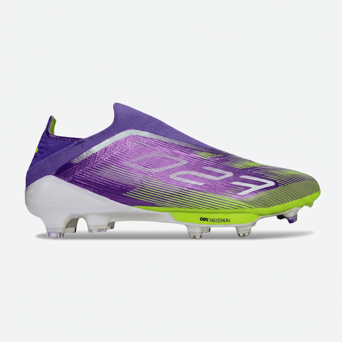 F50 LL Laceless Purple Rush / Cloud White / Lucid Lemon
