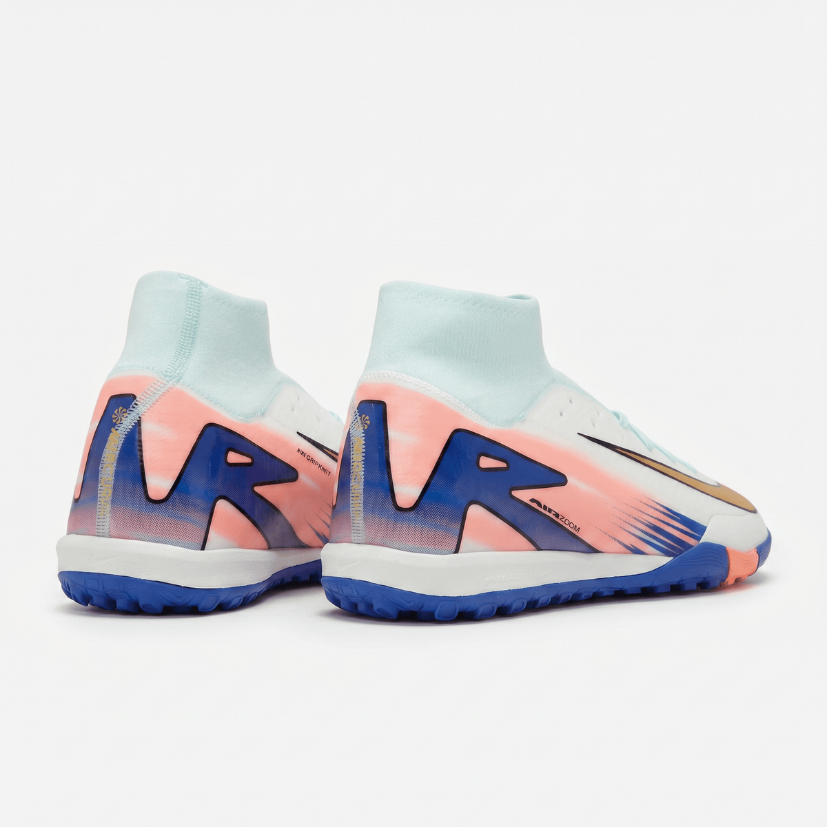 Air Zoom Mercurial Superfly 10 TF Barely Green / Gold / Blue / Pink