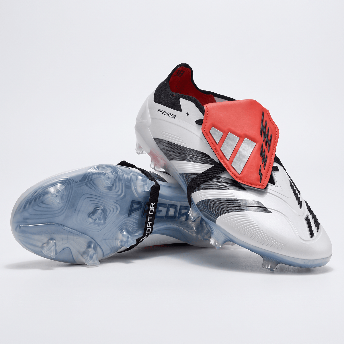 Predator Fold-Over Tongue FG White / Core Black / Solar Red