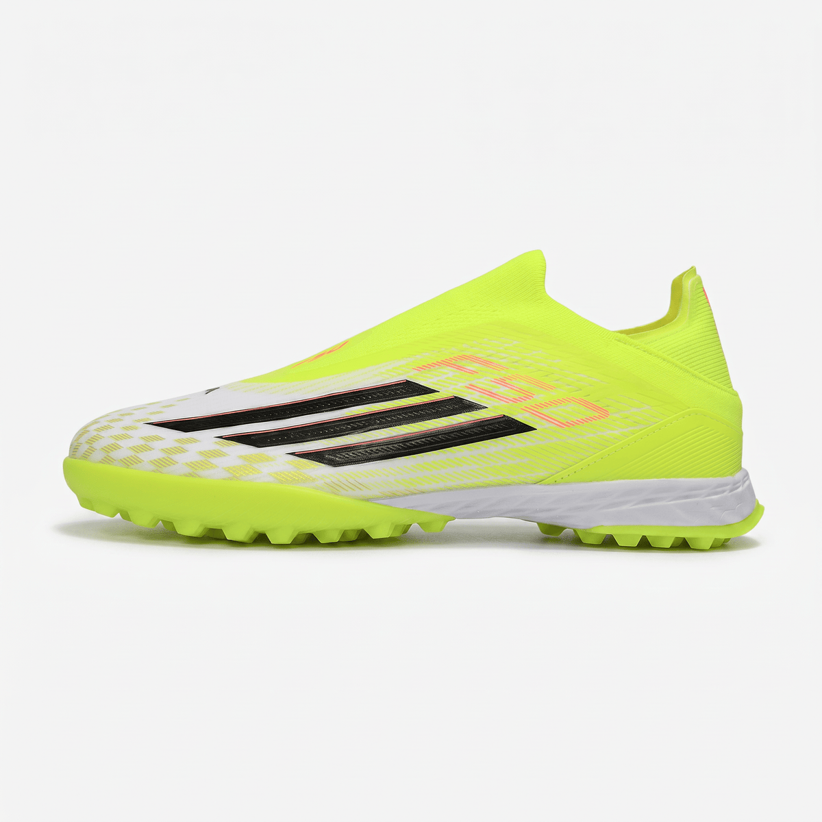 F50 Laceless TF Solar Yellow / Core Black / Lucid Red