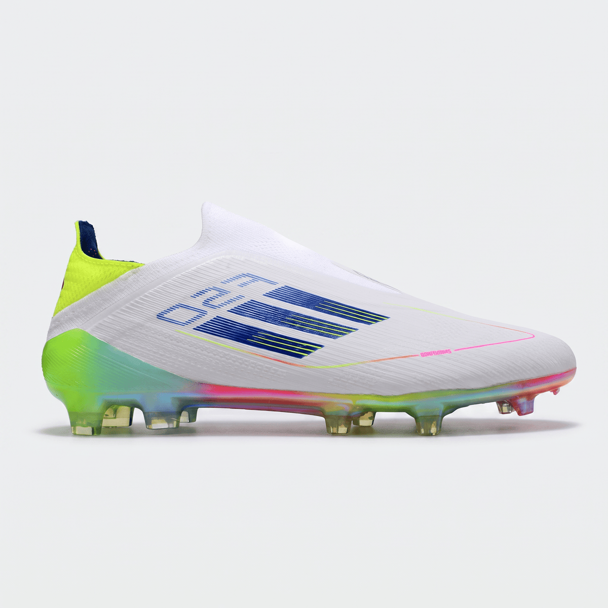 F50 Laceless FG Almost Blue / Semi Lucid Blue / Solar Yellow