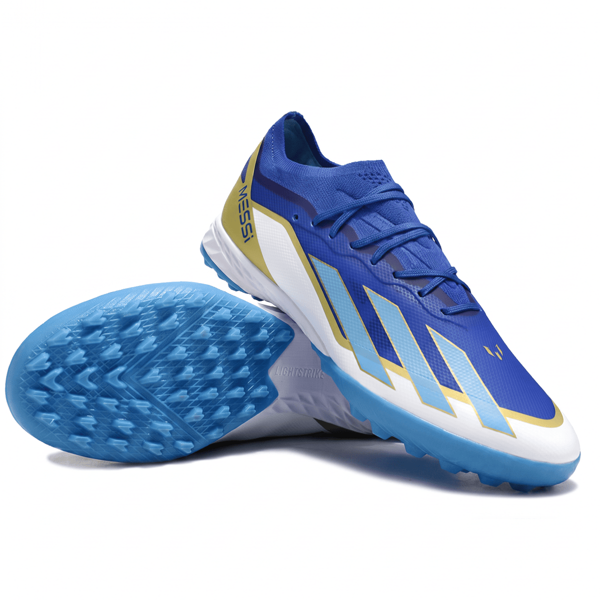 X Crazyfast.1 TF Shock Blue / Zero Metallic / Core Black